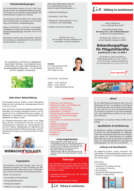 7.1 Qualifizierung von Pflegehilfskraeften in der Behandlungspflege
